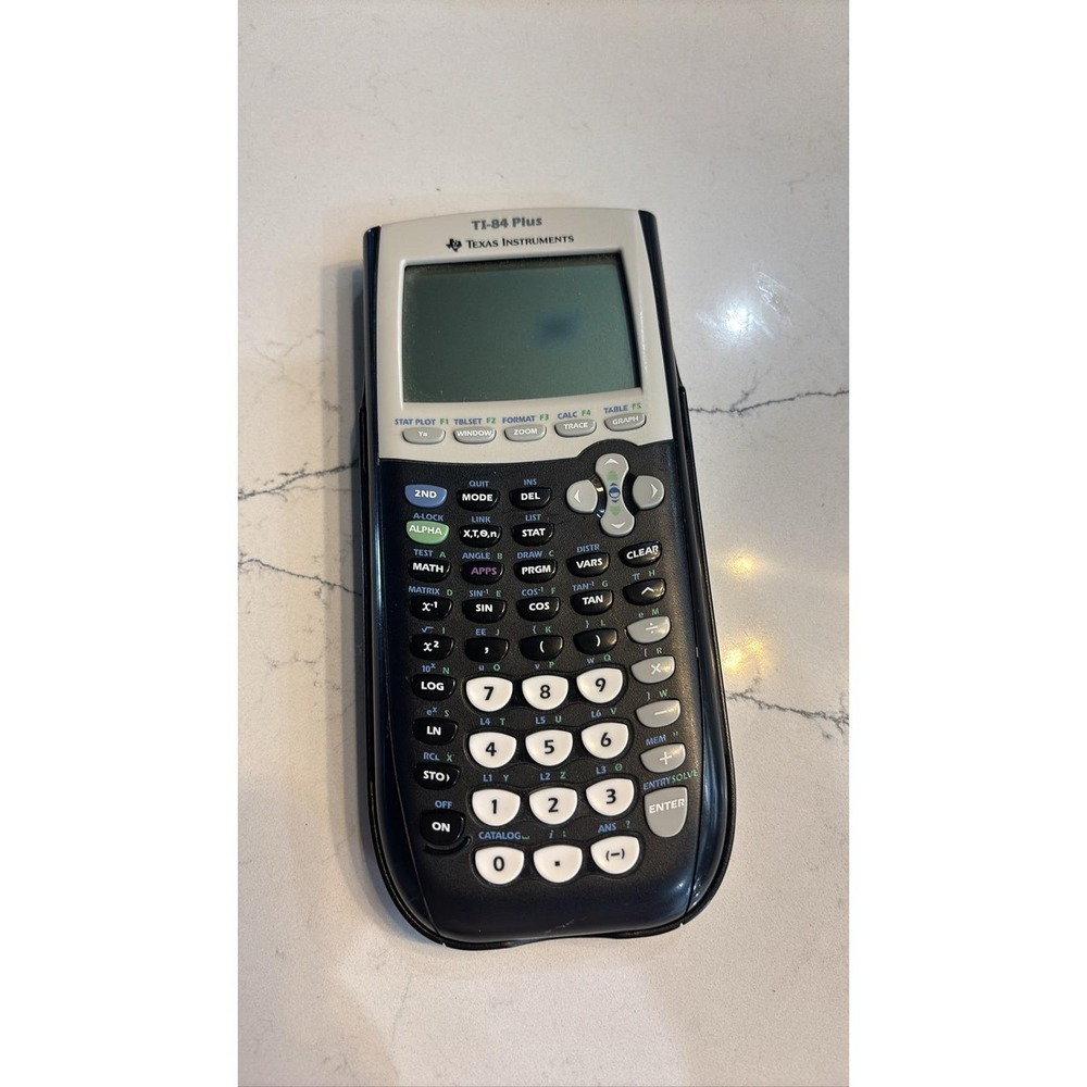 Texas Instruments TI-84 Plus Black Graphing Calculator Handheld